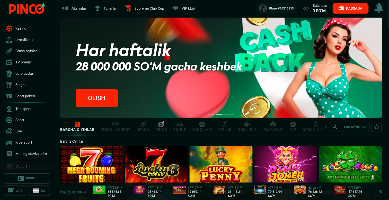 pinco online casino pinco online casino